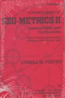 Book cover for Pocket Guide Geometrics II (Inch): the Application of Geometric Tolerancing Techniques (Customary Inch Version 10 Pack)