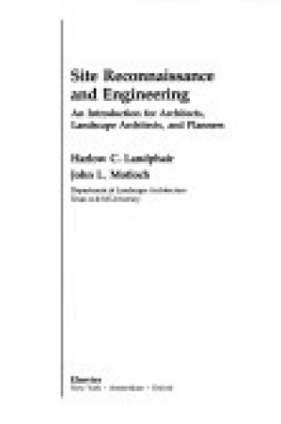 Cover of Site Reconnaissance and Engineering