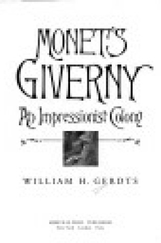 Cover of Monet's Giverny