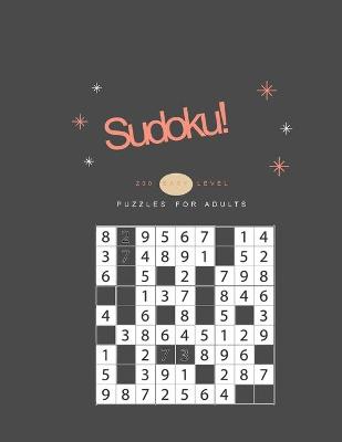 Book cover for Sudoku! 200 Easy Level Puzzles for Adults