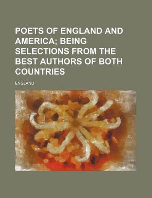 Book cover for Poets of England and America