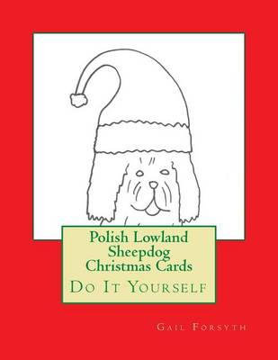 Book cover for Polish Lowland Sheepdog Christmas Cards