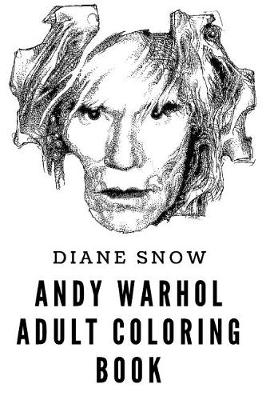 Book cover for Andy Warhol Adult Coloring Book