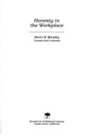Cover of Honesty in the Workplace