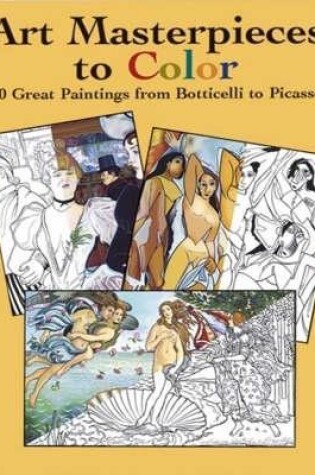 Cover of Art Masterpieces to Colour
