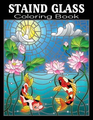 Book cover for Stained Glass Coloring Book