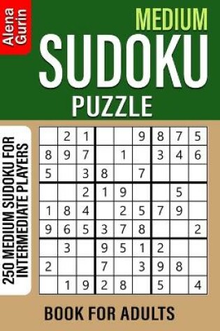 Cover of Medium Sudoku Puzzle Book for Adults