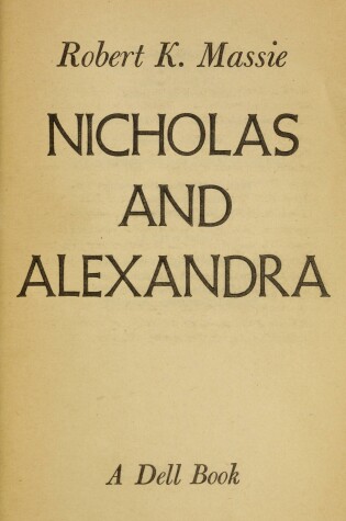Cover of Nicholas and Alexandra