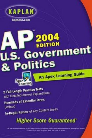 Cover of AP U.S. Government & Politics, 2004 Edition