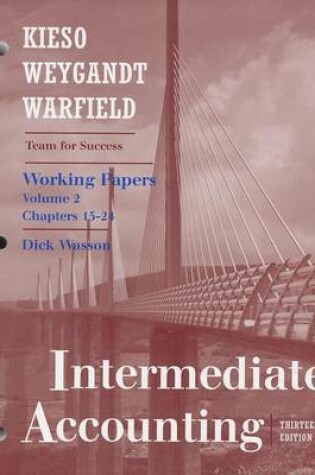 Cover of Intermediate Accounting Working Papers, Volume 2