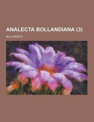 Book cover for Analecta Bollandiana (3 )