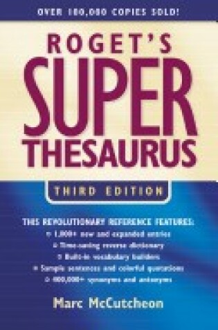 Cover of Roget's Super Thesaurus