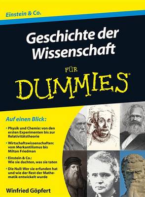 Cover of Geschichte der Wissenschaft fur Dummies