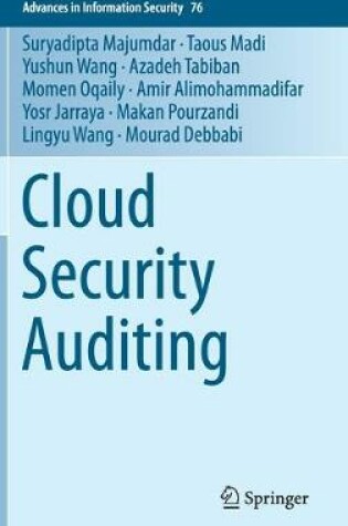 Cover of Cloud Security Auditing