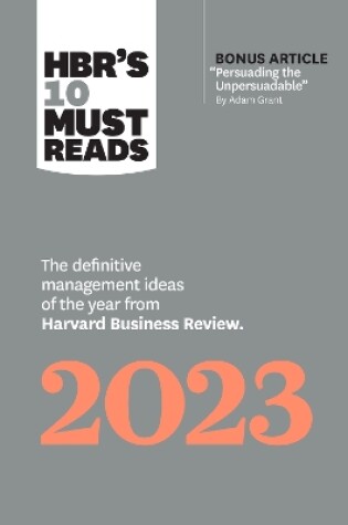 Cover of HBR's 10 Must Reads 2023