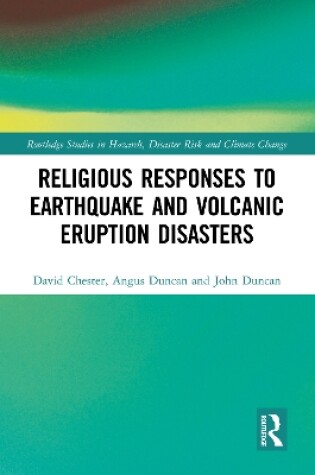 Cover of Religious Responses to Earthquake and Volcanic Eruption Disasters