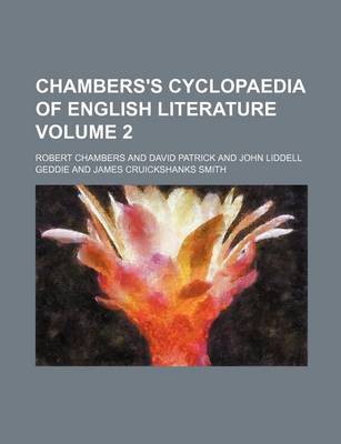 Book cover for Chambers's Cyclopaedia of English Literature Volume 2