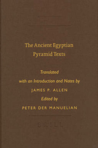 Cover of The Ancient Egyptian Pyramid Texts