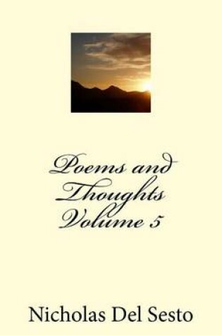 Cover of POEMS and THOUGHTS Volume 5
