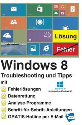 Cover of Windows 8 Troubleshooting und Tipps