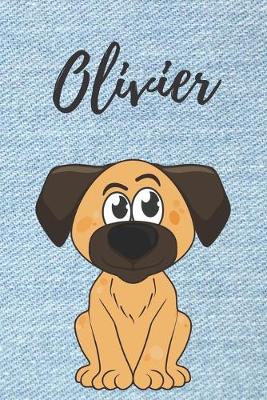 Book cover for personalisiertes Notizbuch Hunde / Malbuch / Kritzelbuch / Tagebuch / Journal / DIN A5 / Geschenk Olivier