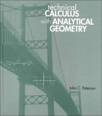 Book cover for Technical Calculus with Analytic Geometry