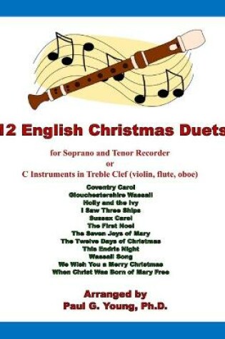 Cover of 12 English Christmas Duets