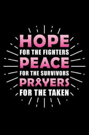 Cover of Hope for the fighters Peace for the survivors Prayers for the taken