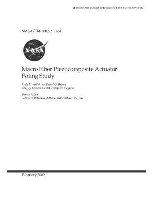 Book cover for Macro Fiber Piezocomposite Actuator Poling Study