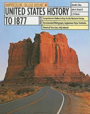 Book cover for UNITED STATES HISTORY TO 1877