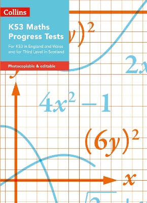 Book cover for KS3 Maths Progress Tests