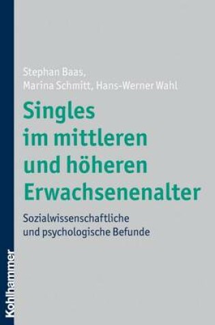 Cover of Singles Im Mittleren Und Hoheren Erwachsenenalter