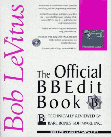 Book cover for OFICIAL BBEDIT BOOK B/CD