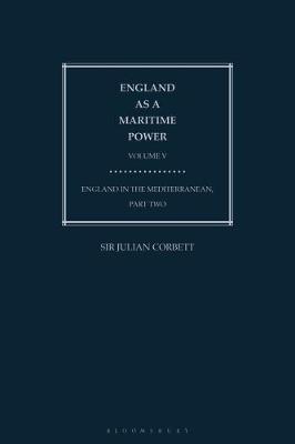 Book cover for England as a Maritime Power - Volume V