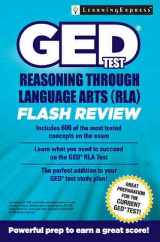 Cover of GED Test Rla Flash Review