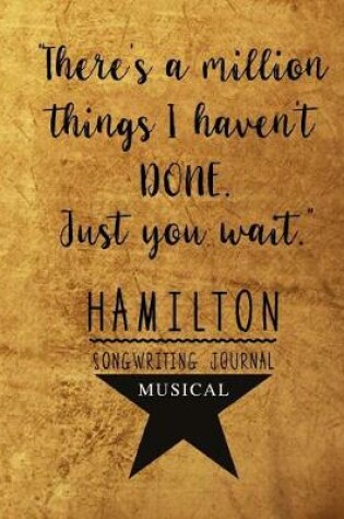 Cover of Hamilton Musical Songwriting Journal