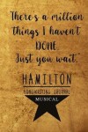 Book cover for Hamilton Musical Songwriting Journal