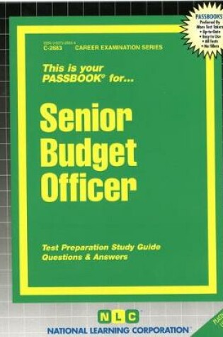 Cover of Senior Budget Officer