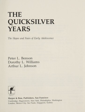 Book cover for The Quicksilver Years