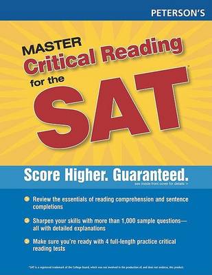 Book cover for New Sat Critical Reading Wrkbo