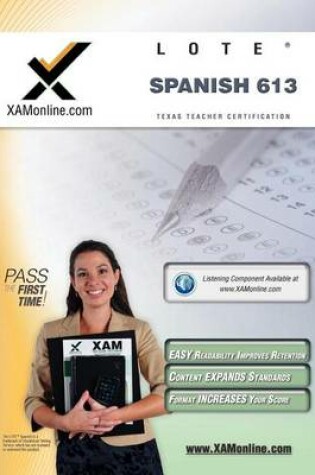 Cover of TExES Languages Other Than English (Lote) - Spanish 613 Teacher Certification Test Prep Study Guide