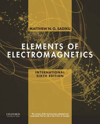 Book cover for Elements of Electromagnetics