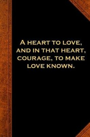 Cover of 2020 Daily Planner Shakespeare Quote Heart Love Courage 388 Pages