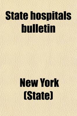 Book cover for State Hospitals Bulletin Volume 2