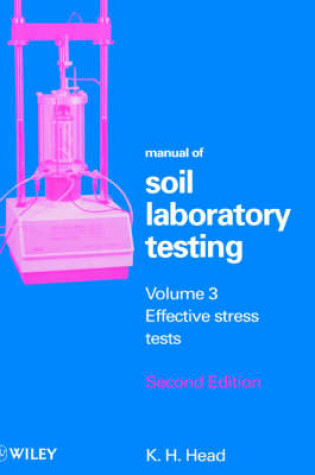Cover of Manual of Soil Laboratory Testing