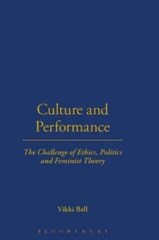 Cover of Culture and Performance