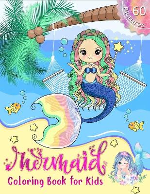 Book cover for Mermaid Coloring Book for Kids