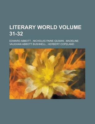 Book cover for Literary World Volume 31-32