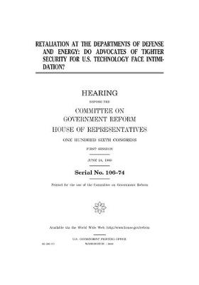 Book cover for Retaliation at the Departments of Defense and Energy