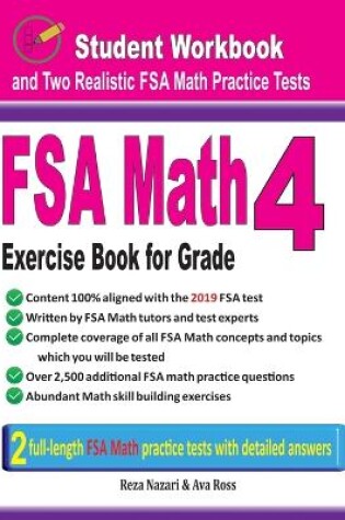 Cover of FSA Math Exercise Book for Grade 4